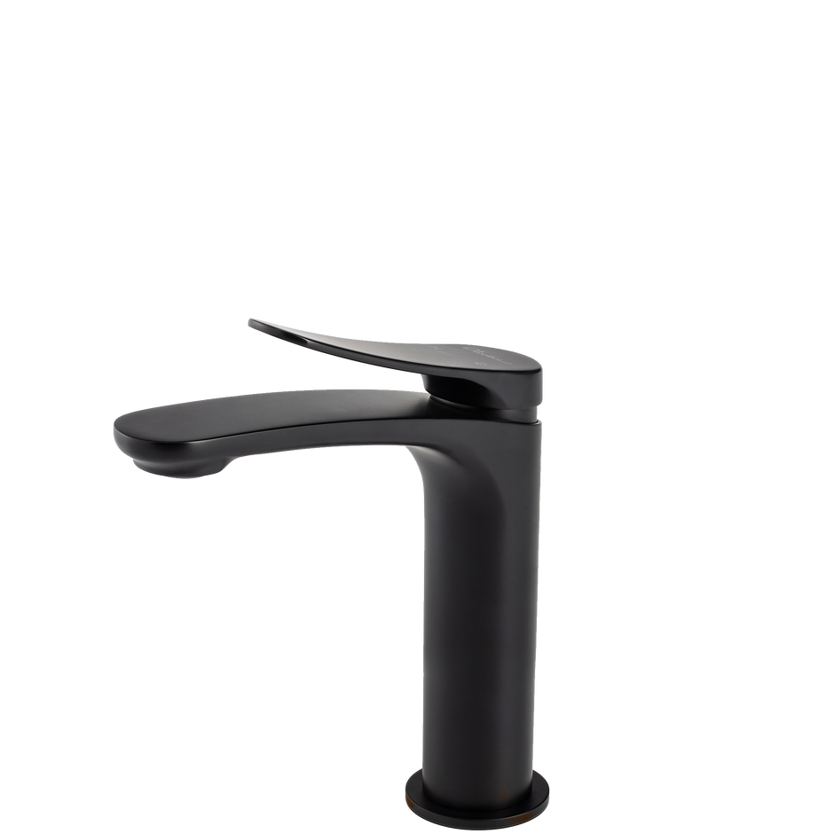 Verona Basin Mixer in Matte Black