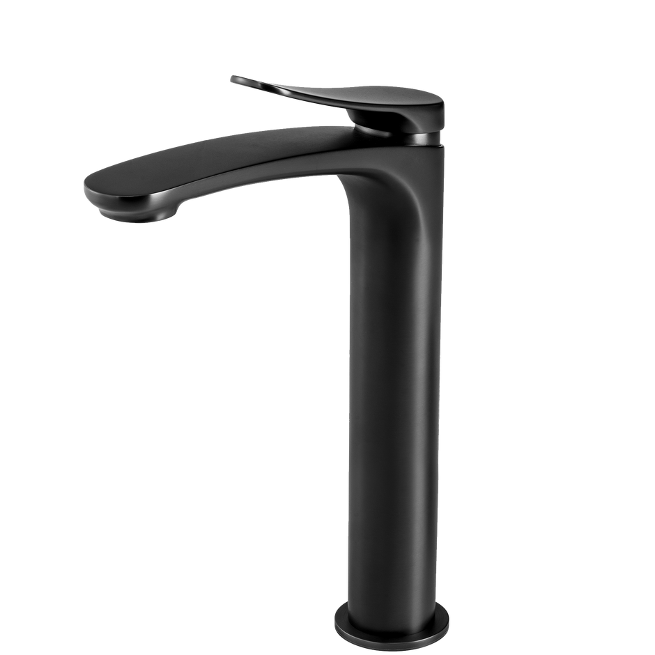 Verona Tower Basin Mixer in Matte Black