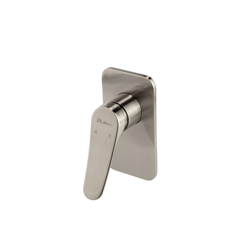 Verona Wall Mixer Trim Kit Only in Brushed Nickel