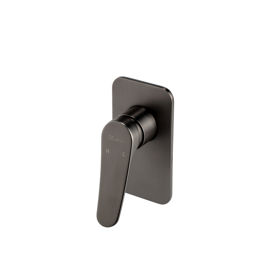 Verona Wall Mixer in Gunmetal