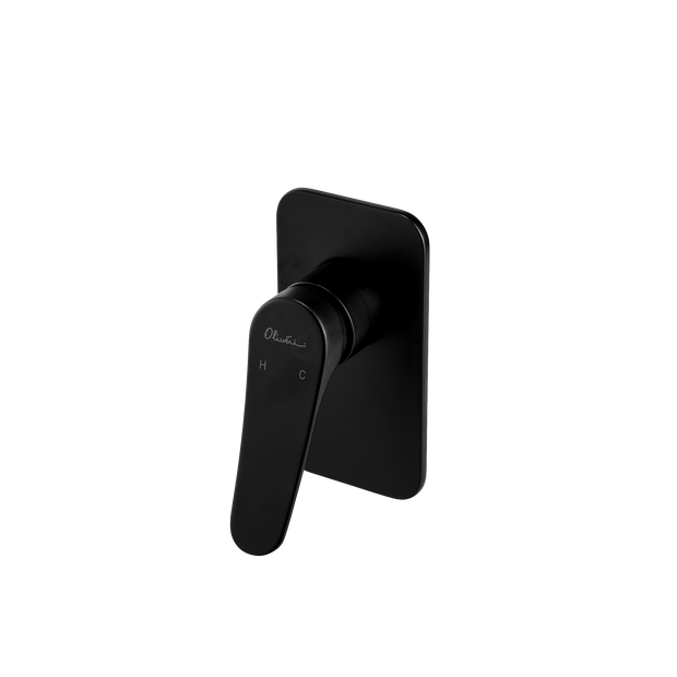 Verona Wall Mixer Trim Kit Only in Matte Black