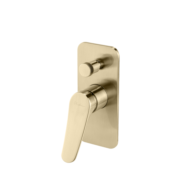 Verona Wall Mixer With Diverter in Classic Gold