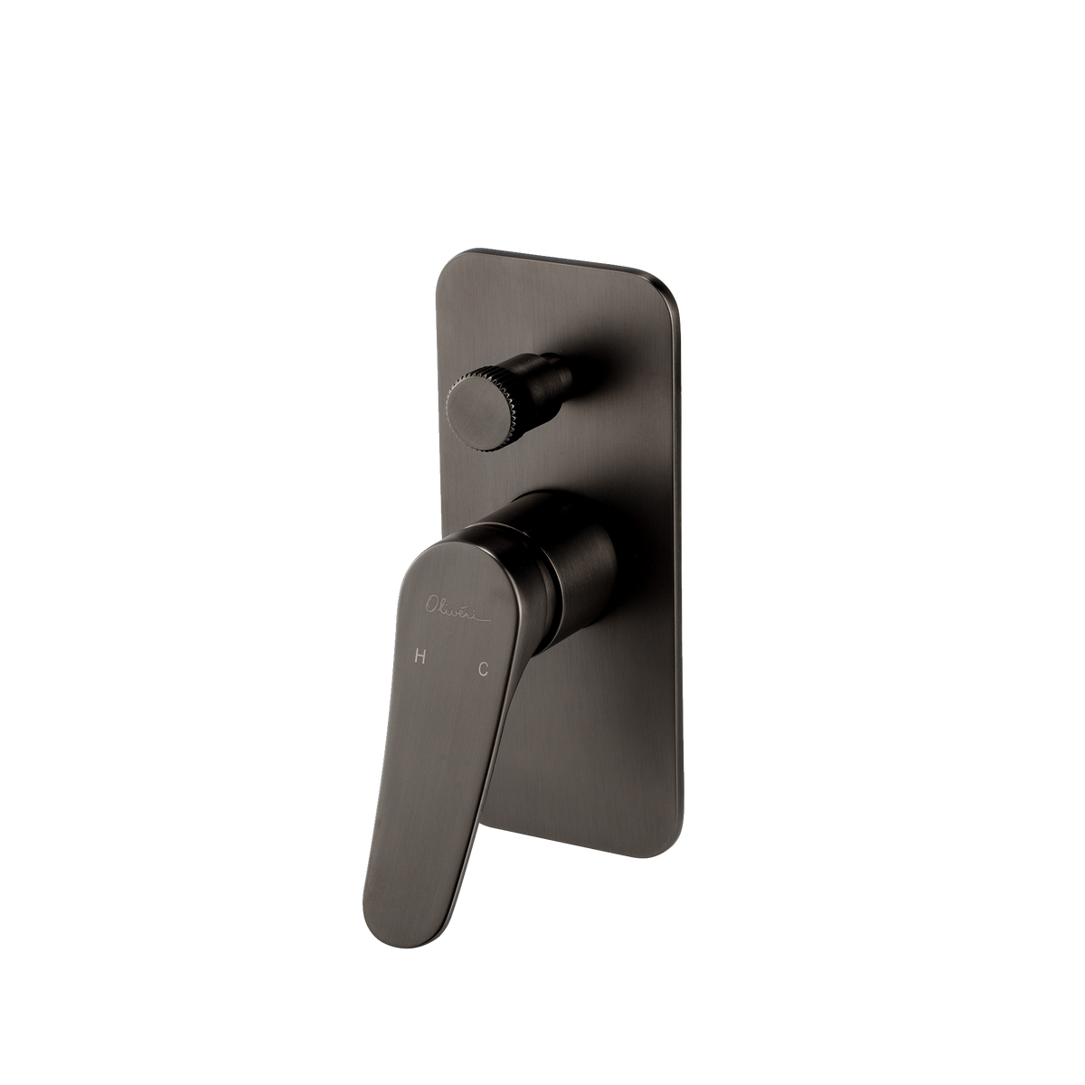 Verona Wall Mixer With Diverter Trim Kit Only in Gunmetal