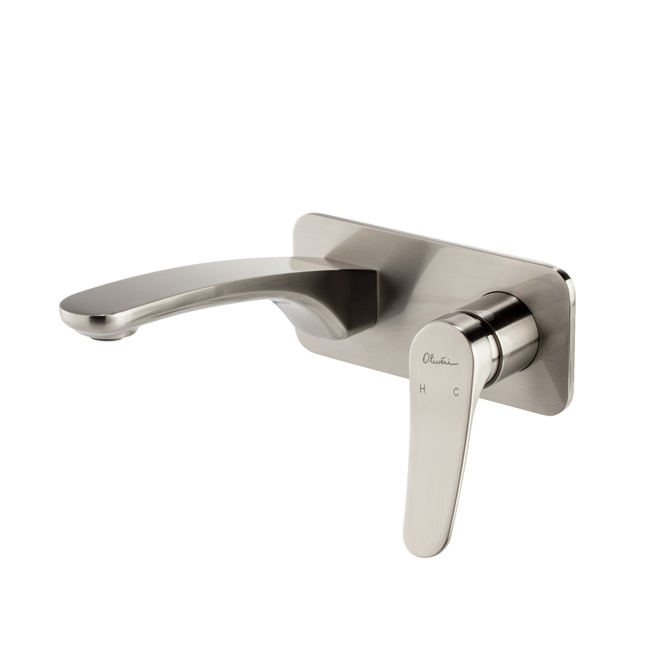 Verona Wall Mixer Set Trim Kit Only in Brushed Nickel