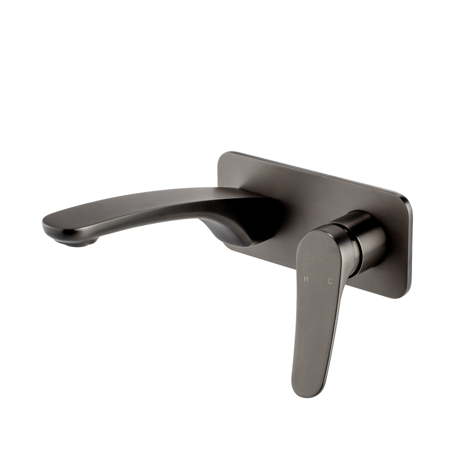 Verona Wall Mixer Set Trim Kit Only in Gunmetal