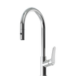 Verona Pull Out Goose Neck Spray Mixer in Chrome