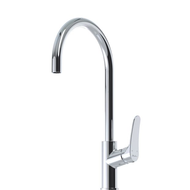 Verona Goose Neck Mixer in Chrome