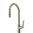 Verona Pull Out Goose Neck Spray Mixer in Brushed Nickel