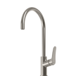 Verona Goose Neck Mixer in Brushed Nickel