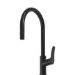 Verona Pull Out Goose Neck Spray Mixer in Matte Black