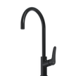 Verona Goose Neck Mixer in Matte Black