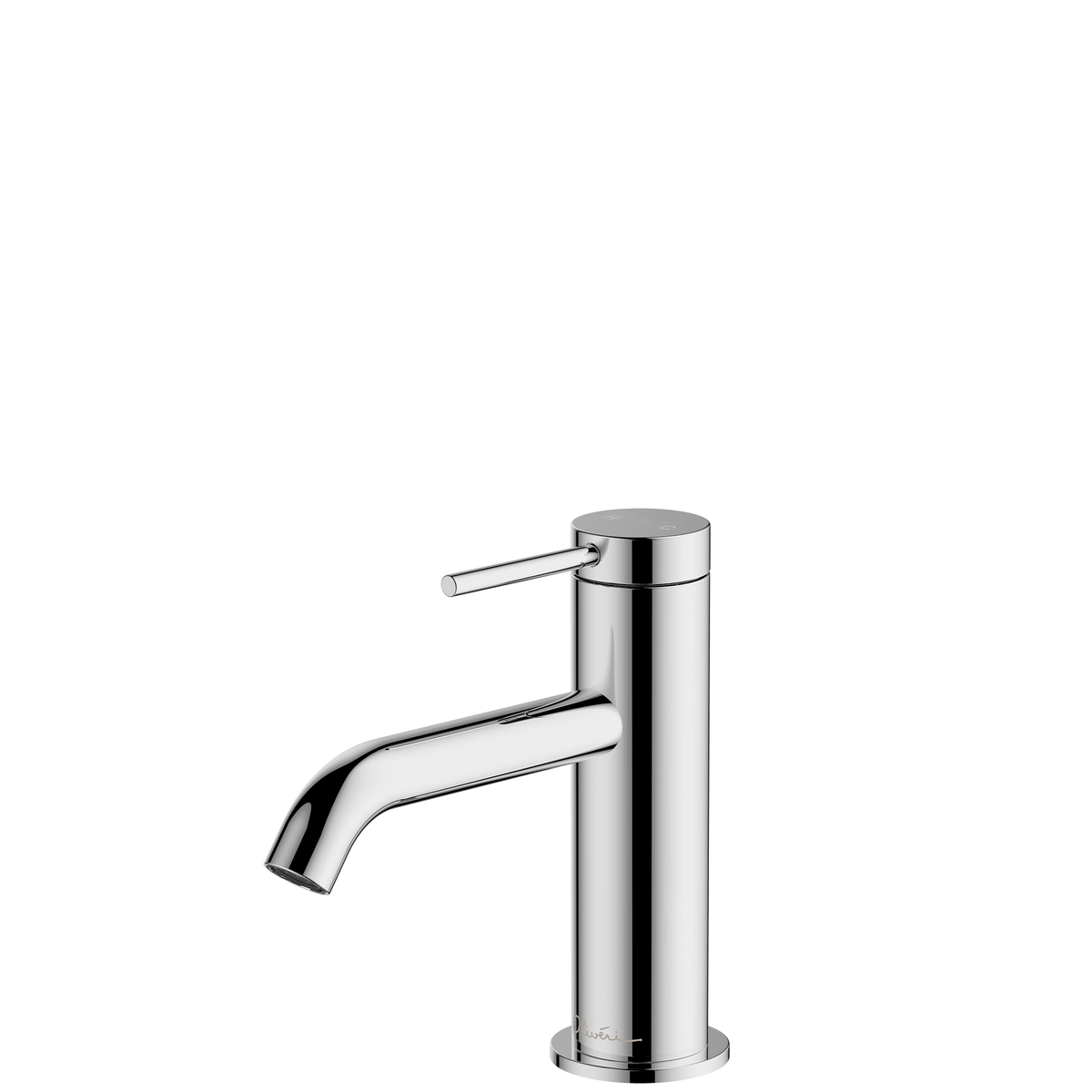 Venice Curved Basin Mixer in Chrome