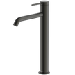 Venice Curved Tower Basin Mixer in Gunmetal