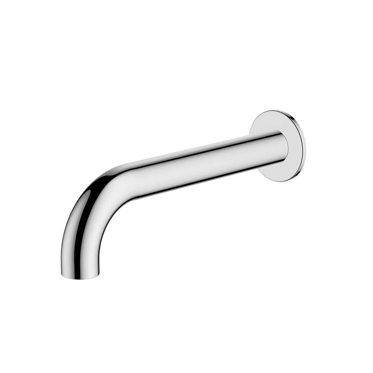 Venice Curved Wall Spout in Chrome