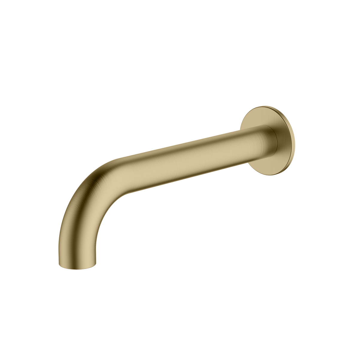 Venice Curved Wall Spout in Classic Gold