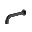 Venice Curved Wall Spout in Matte Black