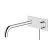 Venice Curved Wall Mixer Set in Chrome