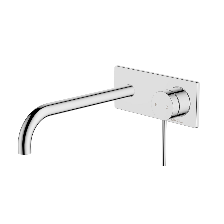 Venice Curved Wall Mixer Set Trim Kit Only in Chrome
