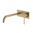 Venice Curved Wall Mixer Set Trim Kit Only in Classic Gold