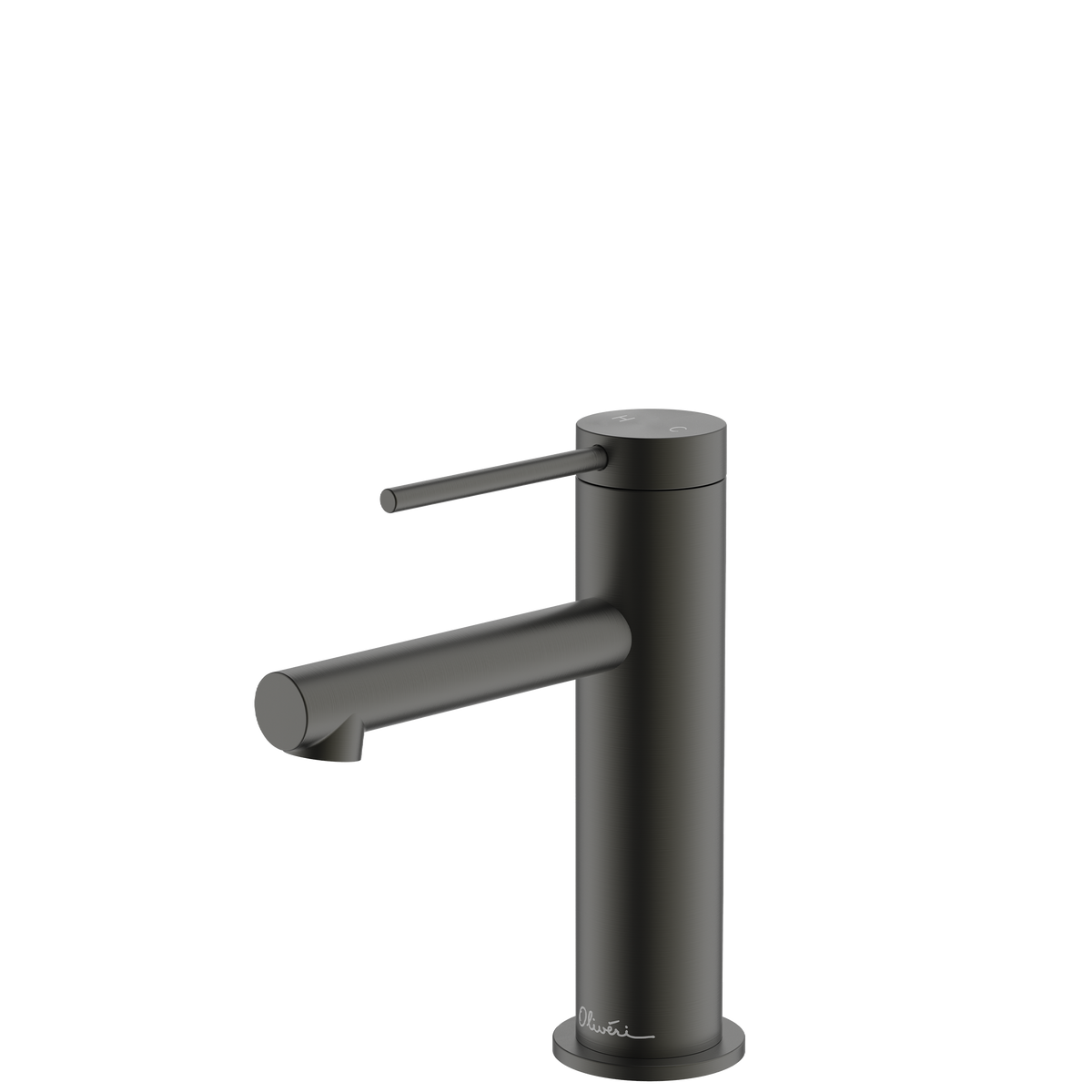 Venice Straight Basin Mixer in Gunmetal
