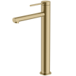 Venice Straight Tower Basin Mixer in Classic Gold