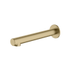 Venice Straight Wall Spout in Classic Gold
