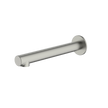 Venice Straight Wall Spout in Brushed Nickel