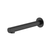 Venice Straight Wall Spout in Matte Black