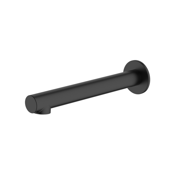 Venice Straight Wall Spout in Matte Black