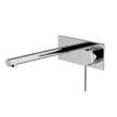 Venice Straight Wall Mixer Set Trim Kit Only in Chrome