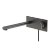 Venice Straight Wall Mixer Set Trim Kit Only in Gunmetal