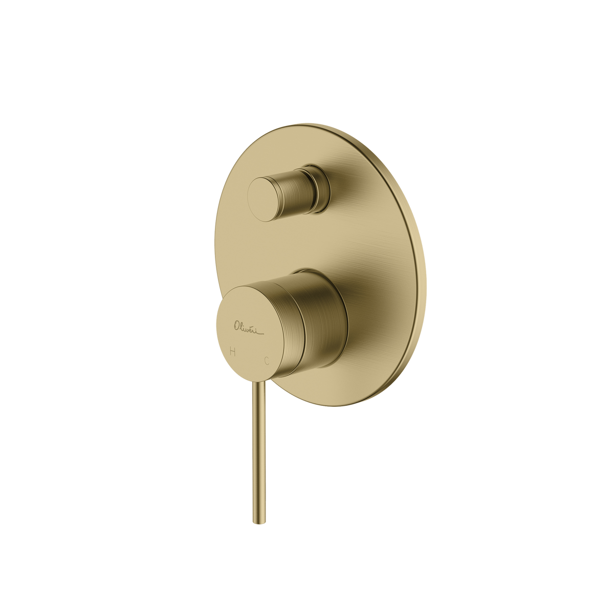 Venice Wall Mixer With Diverter in Classic Gold