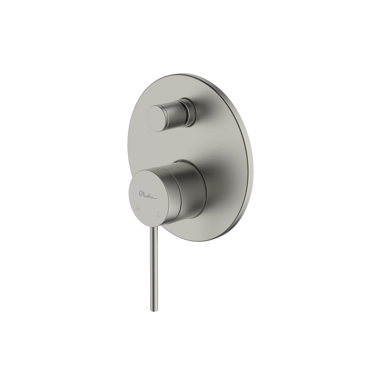 Venice Wall Mixer With Diverter in Brushed Nickel