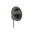 Venice Wall Mixer With Diverter in Gunmetal