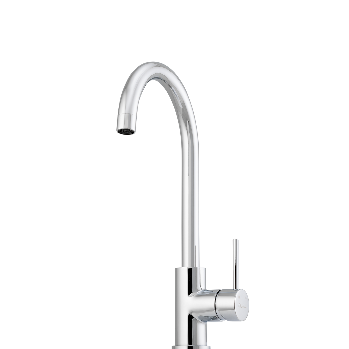 Venice Goose Neck Mixer in Chrome