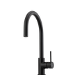 Venice Pull Out Goose Neck Mixer in Matte Black