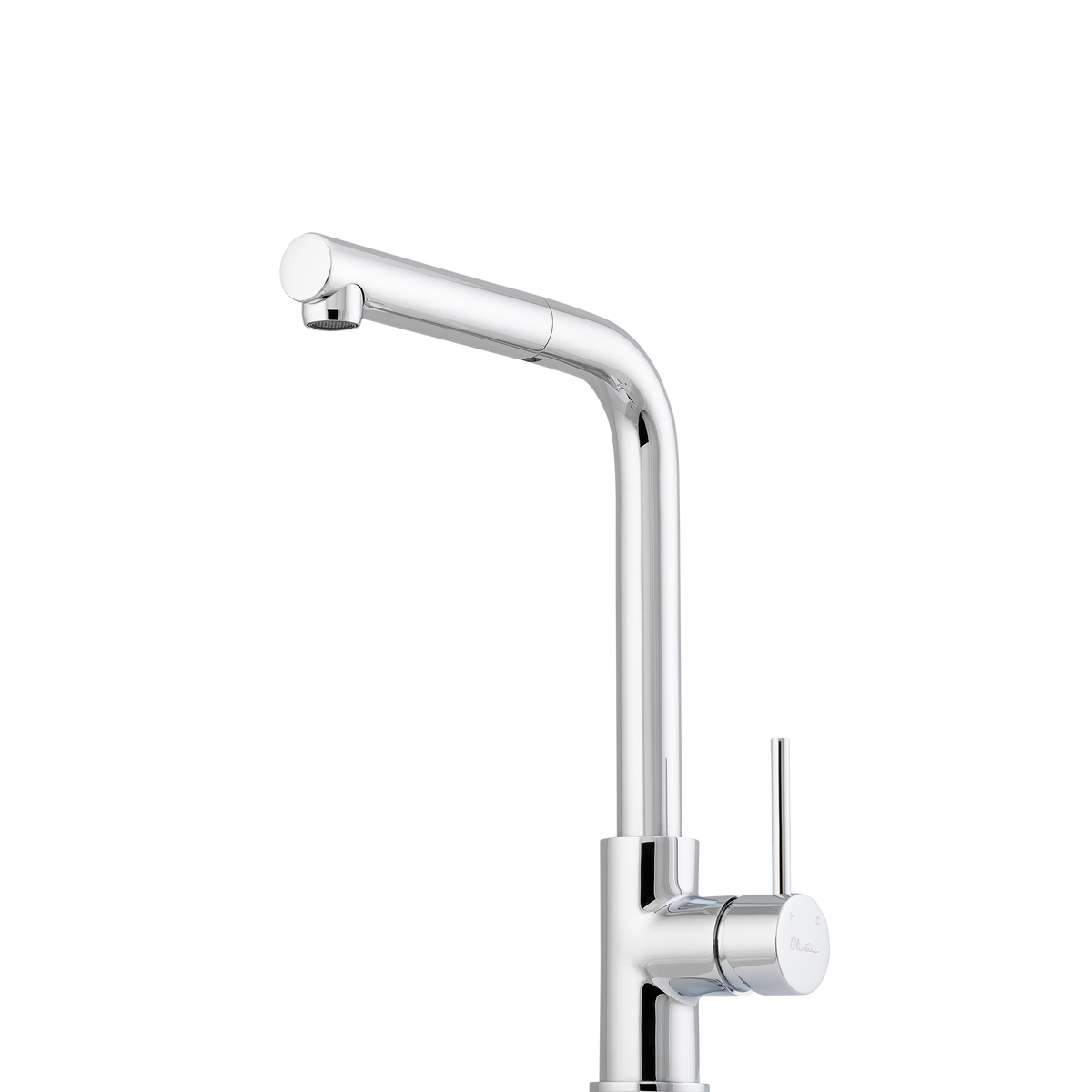 Venice Pull Out Right Angle Mixer in Chrome