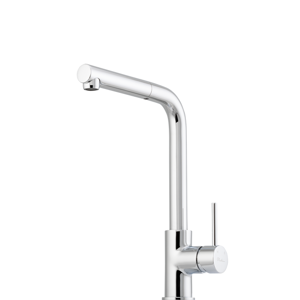Venice Pull Out Right Angle Mixer in Chrome