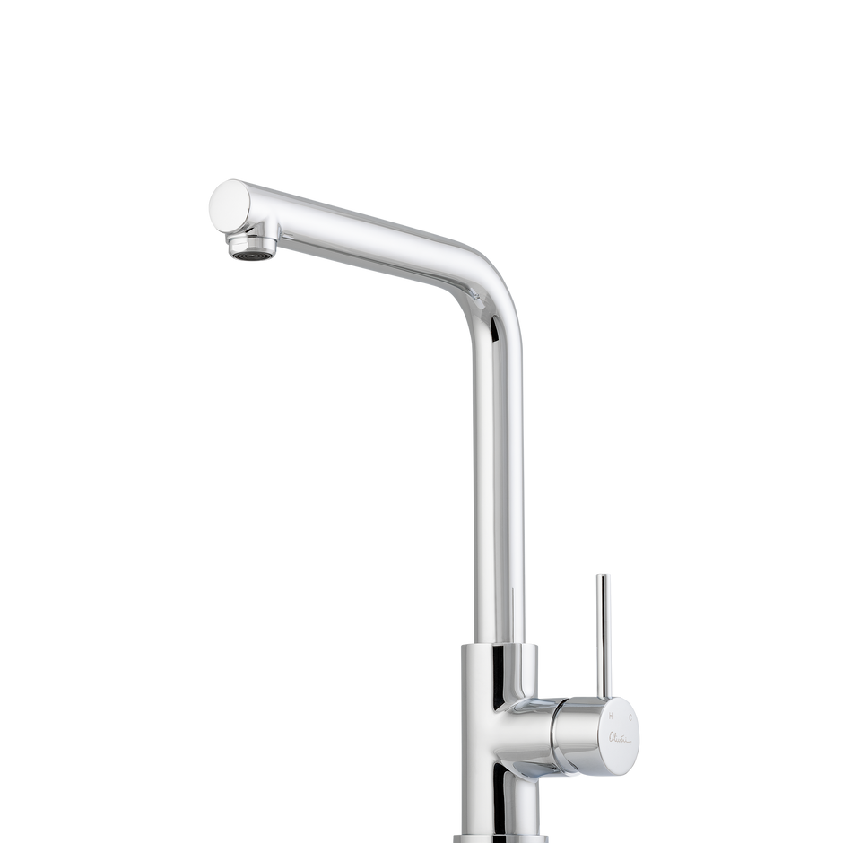 Venice Right Angle Mixer in Chrome
