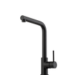 Venice Pull Out Right Angle Mixer in Matte Black