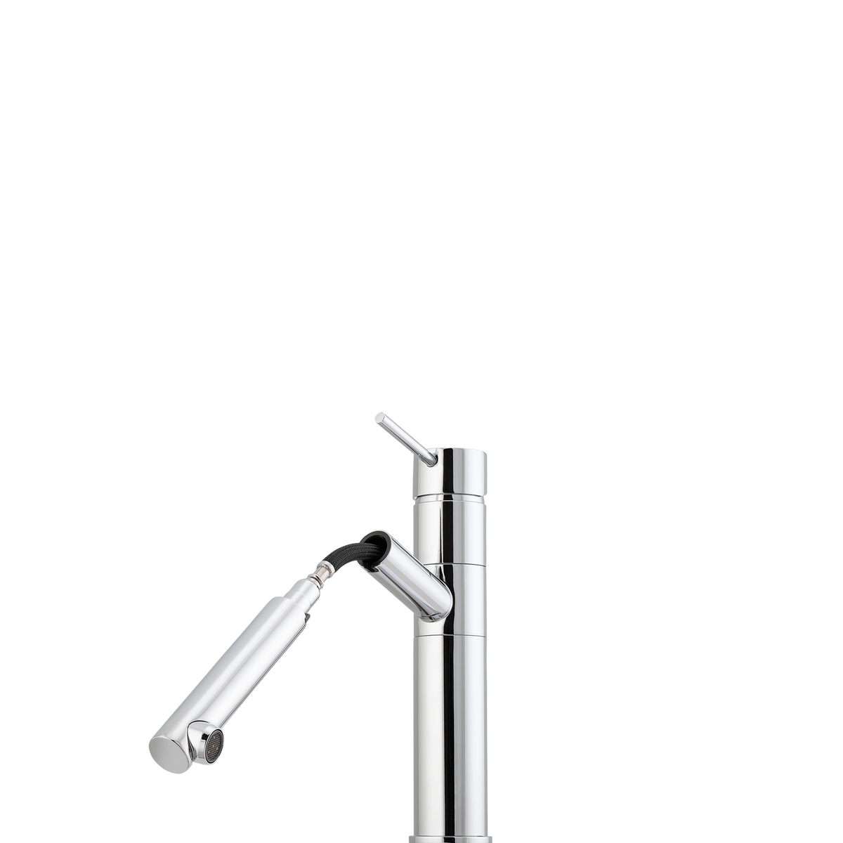 Venice Pull Out Swivel Mixer in Chrome view 2