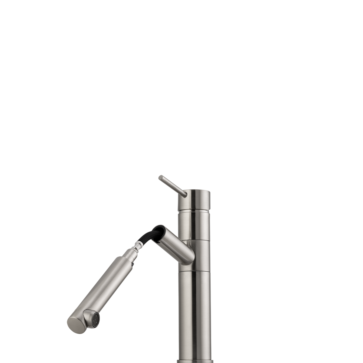 Venice Pull Out Swivel Mixer in Brushed Nickel view 2