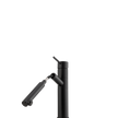 Venice Pull Out Swivel Mixer in Matte Black view 2