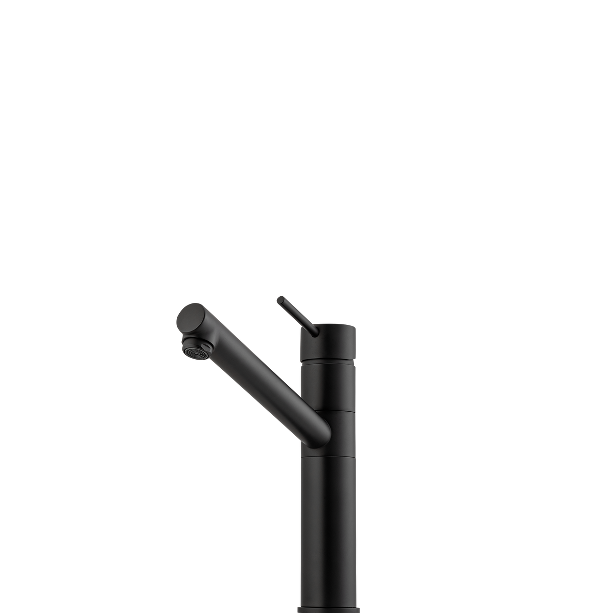 Venice Swivel Mixer in Matte Black