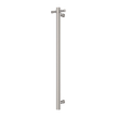 Venice Stainless Steel Heated Vertical Towel Rail in Brushed Nickel