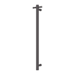 Venice Stainless Steel Heated Vertical Towel Rail in Gunmetal