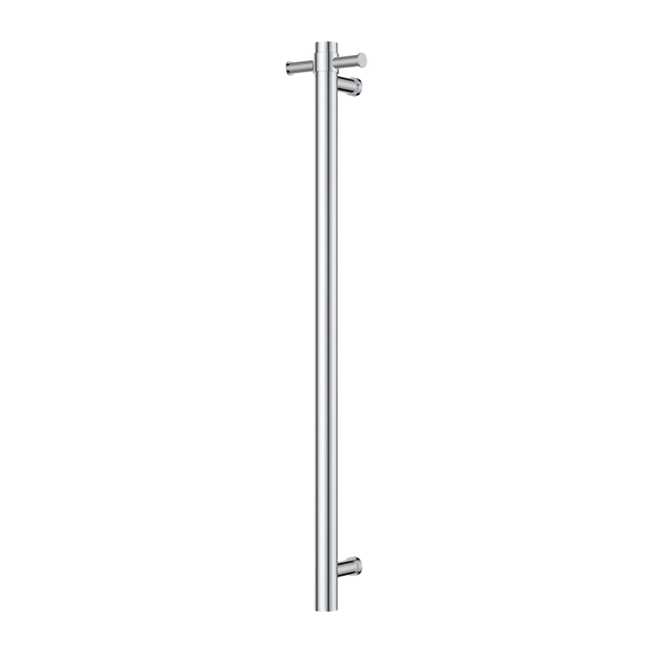 Venice Stainless Steel Heated Vertical Towel Rail in Chrome
