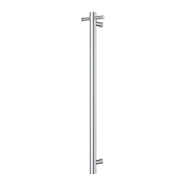 Venice Stainless Steel Heated Vertical Towel Rail in Chrome