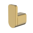 Vela Robe Hook in Brushed Brass