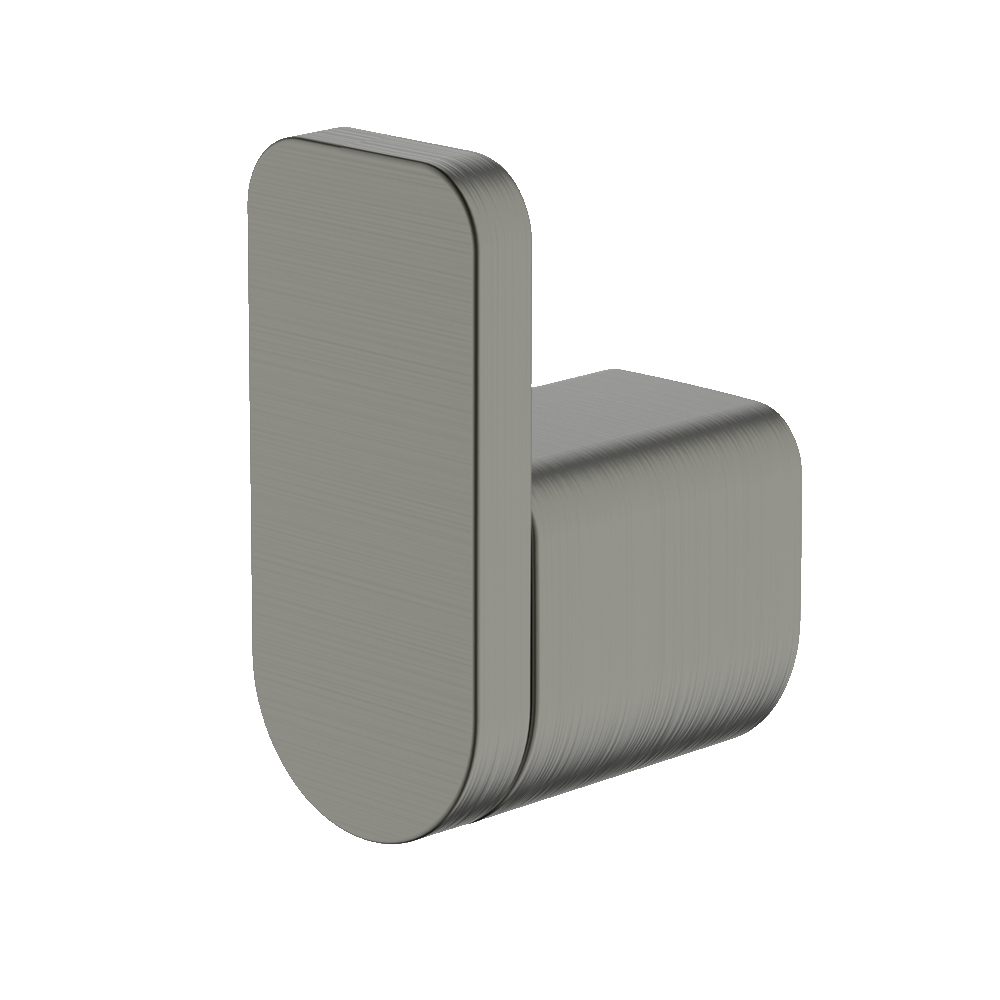 Vela Robe Hook in Gun Metal
